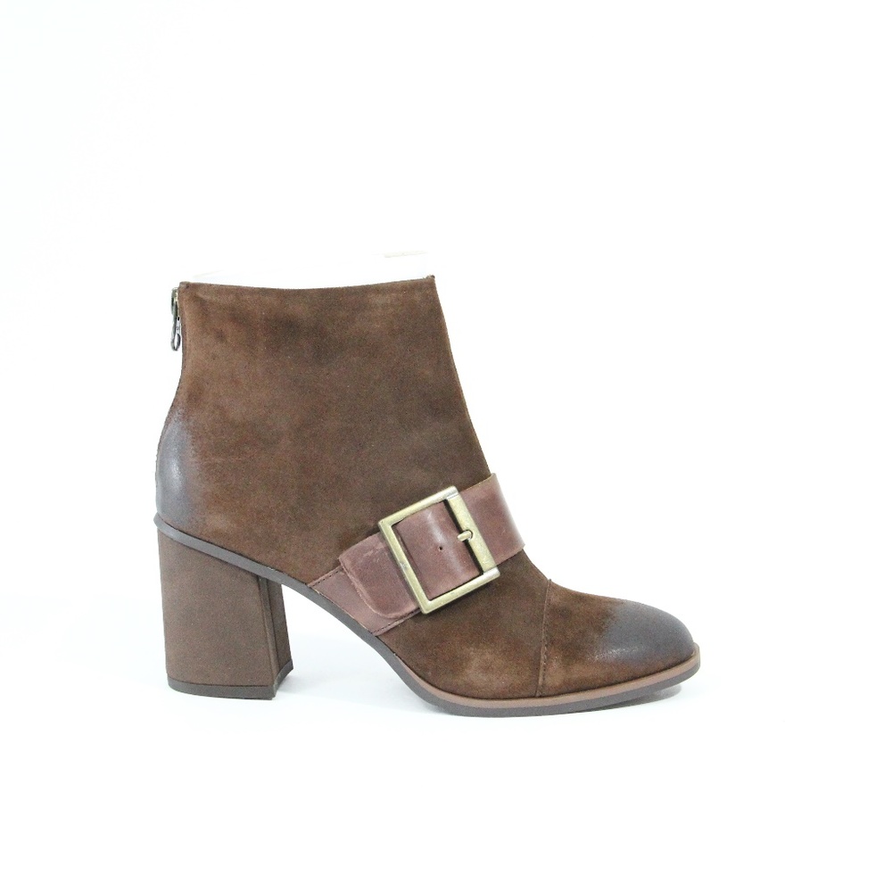 Korks by Kork Ease Boots 6.5 NEW Women Fashion Bootie Block Heel Cap Toe Shoes